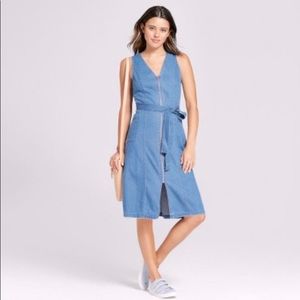 Target Denim Zipper Dress